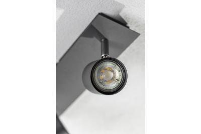 Decor Таванна лампа VENETO IP20 макс. 20W 3 x GU10 кръгла черна. 1208964040
