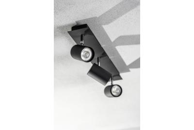 Decor Таванна лампа VENETO IP20 макс. 20W 3 x GU10 кръгла черна. 1208964040