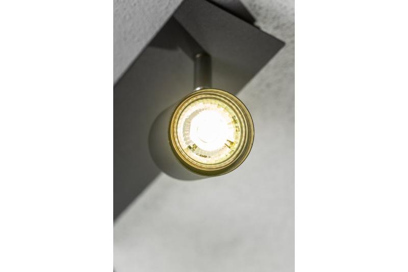 Decor Таванна лампа VENETO IP20 макс. 20W 3 x GU10 кръгла черна. 1208964040