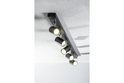 Decor Таванна лампа VENETO IP20 макс. 20W 5 x GU10 кръгла черна. 1208964044