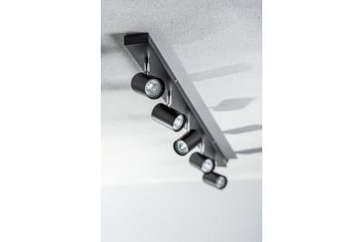 Decor Таванна лампа VENETO IP20 макс. 20W 5 x GU10 кръгла черна. 1208964044