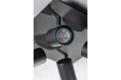 Decor Таванна лампа VENETO IP20 макс. 20W 4 x GU10 кръгла/квадратна черна. 1208964046