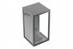 Decor Градинско осветително тяло VENTANA-AU E27 MAX.20W IP54 AC220-240V 50-60Hz горно стенно осветително тяло, право, черно. 1208964048