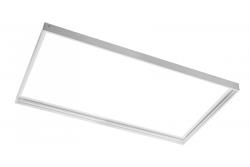 РАМКА ЗА ПОВЪРХНОСТЕН МОНТАЖ НА LED ПАНЕЛ 30x60см (KING), бял 1208965295