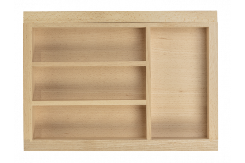 Декор Кътле Поставки за прибори Регулируема вложка за шкафове 400-600 мм Цвят Бук 1208966289