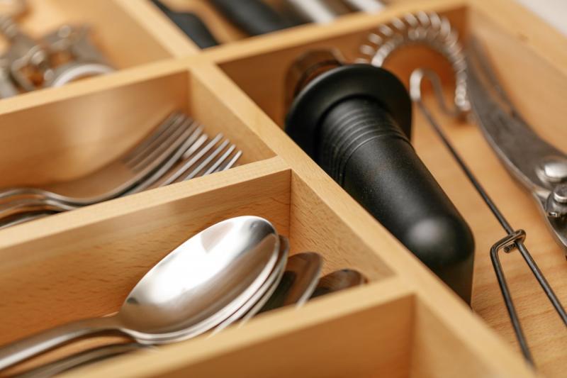 Декор Кътле Прибори за Кухня Регулируема Вложка за Шкафове 600-1000 мм 1208966291