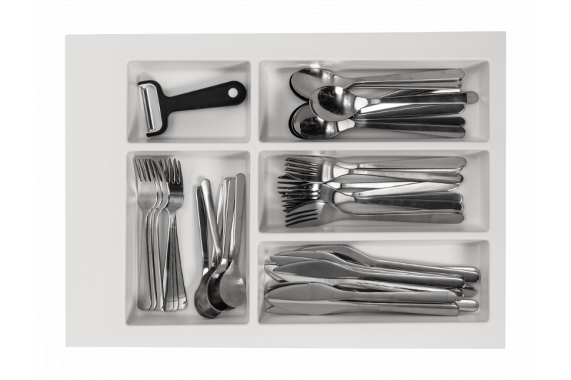 Декор Кътле Поставки за прибори за кухня, 400 бели, 1208966373