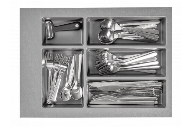 Декор Cutle Поставки за прибори Вложка за кухненско чекмедже 400 Антрацит 1208966374