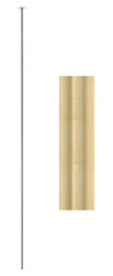 Waterevolution Flow потолъчен смесител за умивалник с PVD покритие в светло злато T1678WGE