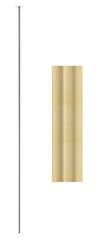 Waterevolution Flow потолъчен смесител за умивалник с PVD покритие в светло злато T1678WGE