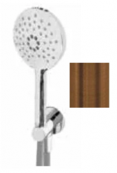 Waterevolution Flow комплект кръгъл ръчен душ със стенно свързване мед T1621RCPE