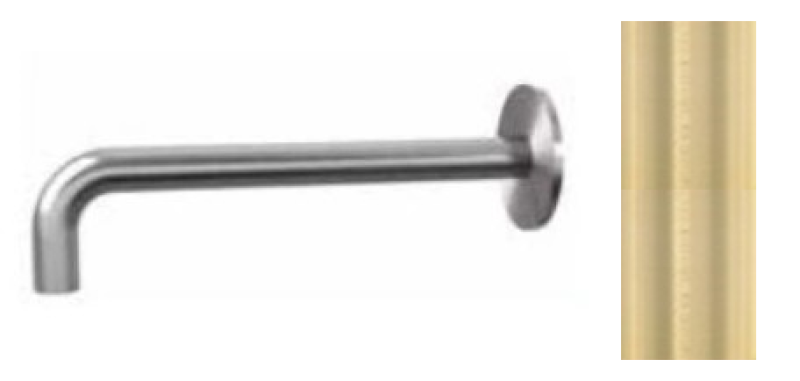 Waterevolution Flow батарейный излив 19см PVD Gun Metal T167119GME (kloon)