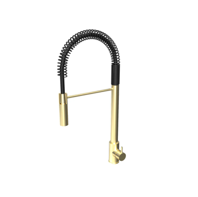 Waterevolution Flow Полупрофесионален кухненски смесител от месинг с колона и пружина T157LE