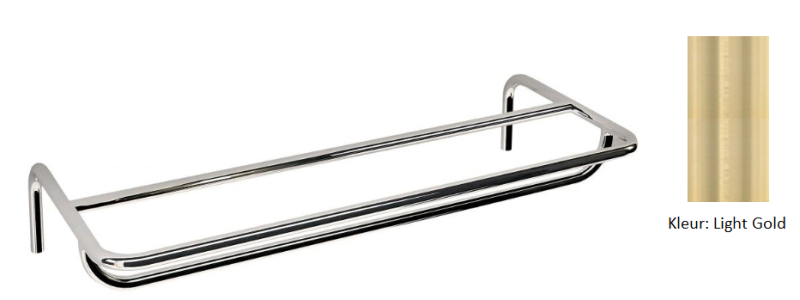 Waterevolution flow поставка за кърпи, light gold  A118WGE