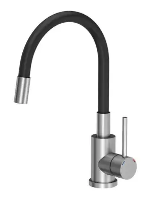 Quadri Dixton 40 Комплект иноксова мивка 400x450 mm с отвор за кран, за монтаж отгоре и кухненски кран Quadri Bristol от неръждаема стомана