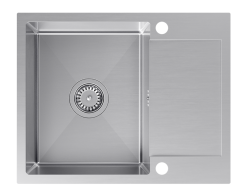 Quadri Dixton 80 Иноксова мивка 600x480 мм с обратим отцедник 1208967196