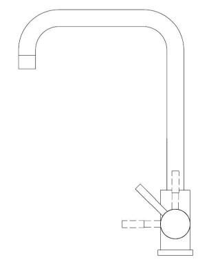 Pure.Sink Elite Steel Pure кухненски кран RVS PS8010-02