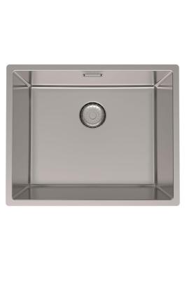 Pure.Sink Prestige мивка RVS 50x40 см, радиус 10 мм, за вграждане, плосък монтаж и надстройка PPG5040-02
