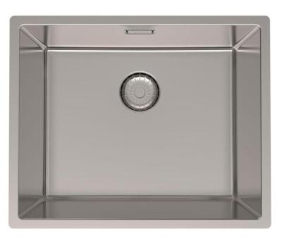 Pure.Sink Prestige мивка RVS 50x40 см, радиус 10 мм, за вграждане, плосък монтаж и надстройка PPG5040-02