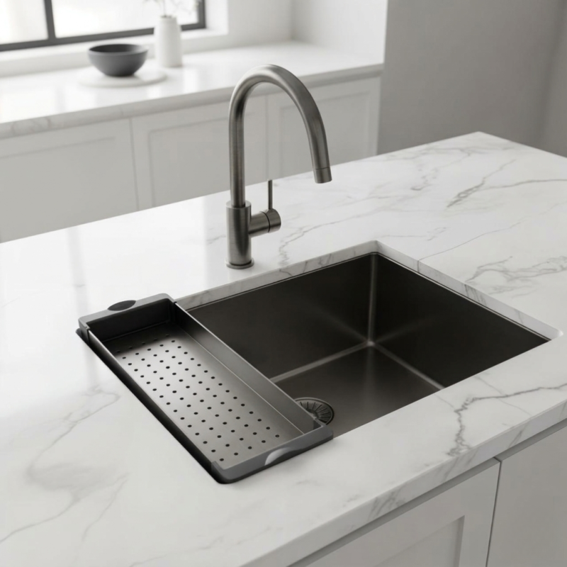 Pure.Sink Prestige контейнер за мивка Gun Metal PPGCL40-61
