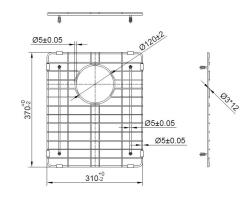 Pure.Sink Prestige долен рафт 34 Мед PPGGD34-62
