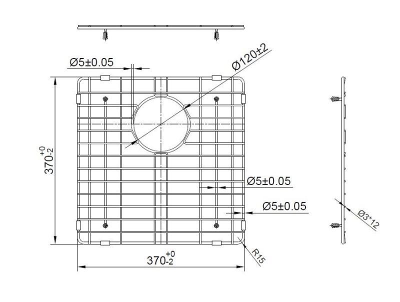 Pure.Sink Prestige подложка 40 Злато PPGGD40-60