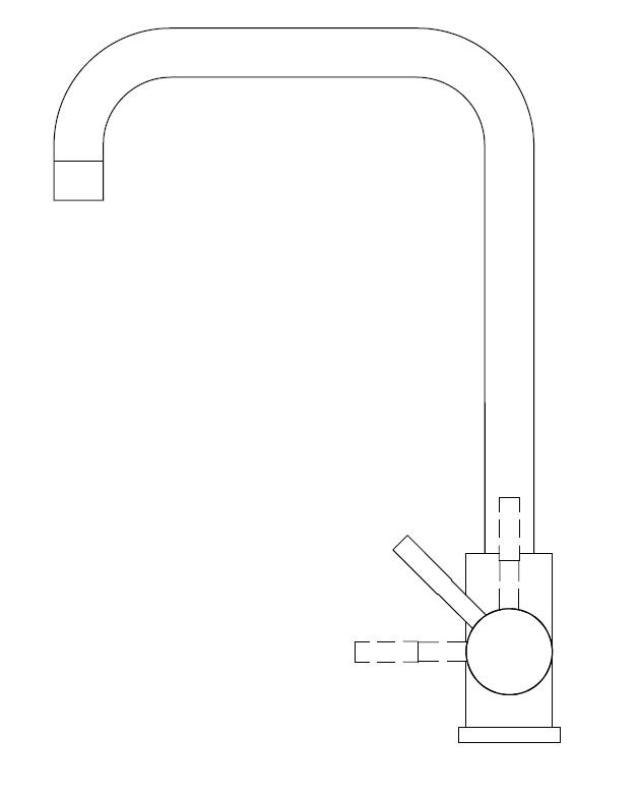 Pure.Sink Elite Steel Pure кухненски смесител PVD Gun metal PS8010-61