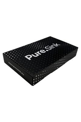 Pure.Sink Elite Steel Spark-S кухненски смесител от неръждаема стомана с изтеглящ се чучур PS8041-02