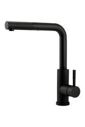 Pure.Sink Elite Steel Spark-S кухненски смесител Матово черен с изтеглящ се чучур PS8041-10