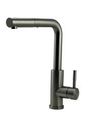 Pure.Sink Elite Steel Spark-S кухненски смесител PVD Gun Metal с изтеглящ се чучур PS8041-61