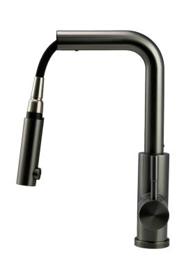 Pure.Sink Elite Steel Spark-S кухненски смесител PVD Gun Metal с изтеглящ се чучур PS8041-61