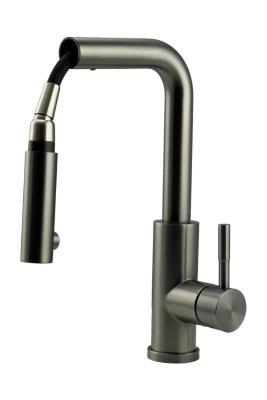 Pure.Sink Elite Steel Spark-S кухненски смесител PVD Gun Metal с изтеглящ се чучур PS8041-61