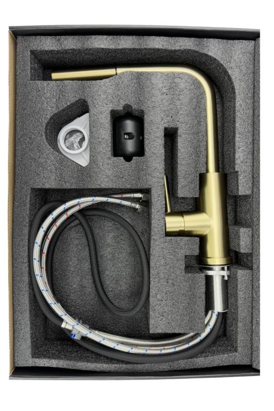 Pure.Sink Elite Steel Spark-S кухненски смесител PVD Gun Metal с изтеглящ се чучур PS8041-61