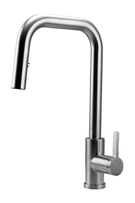 Pure.Sink Elite Steel Crystal-S кухненски смесител от неръждаема стомана с изтеглящ се чучур PS8050-02