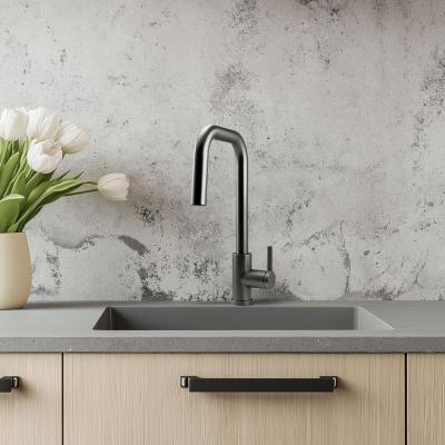 Смесител за кухня Pure.Sink Elite Steel Crystal-S с покритие PVD в цвят Gun metal и изтеглящ се чучур PS8050-61
