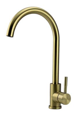 Pure.Sink Elite Steel Stream кухненски смесител PVD четкано злато PS8044-60