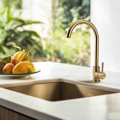 Pure.Sink Elite Steel Stream кухненски смесител PVD четкано злато PS8044-60
