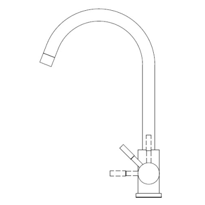Pure.Sink Elite Steel Stream кухненски смесител PVD четкано злато PS8044-60