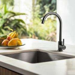 Pure.Sink Elite Steel Stream кухненски смесител PVD Gun Metal PS8044-61