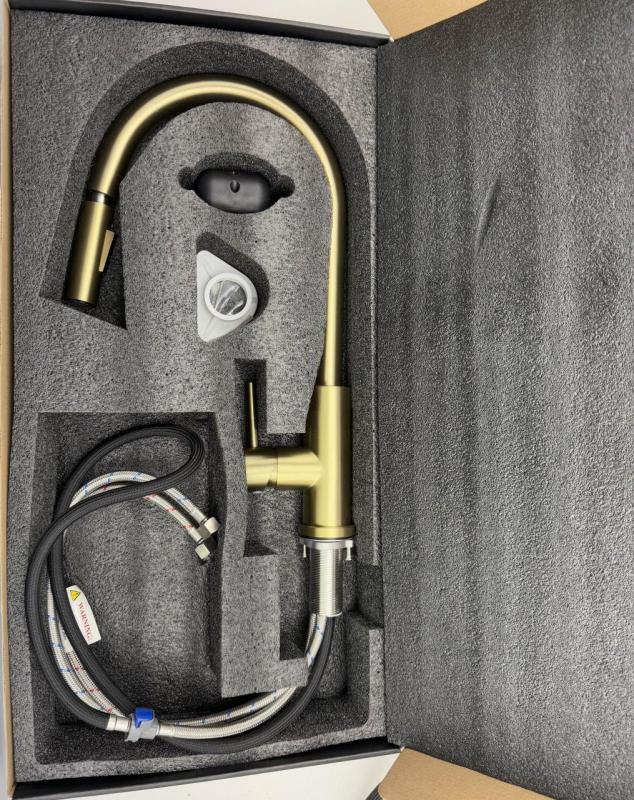 Кухненски смесител Pure.Sink Elite Steel Stream-S матово черно с изтеглящ се чучур PS8045-10