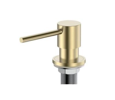 Pure.Sink Elite Steel Shine вградим дозатор за сапун PVD четкано злато, пълни се отгоре PS9010-60.