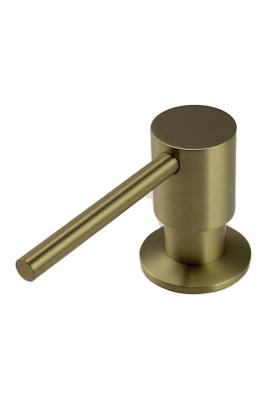 Pure.Sink Elite Steel Shine вградим дозатор за сапун PVD четкано злато, пълни се отгоре PS9010-60.