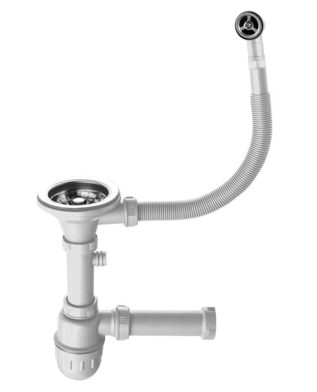 Куадри Лондон Комплект за източване на бутилка от неръждаема стомана, включително преливник - 1208967766