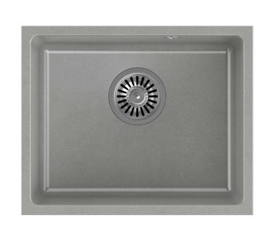 Quadri Elston Сива Гранитна Подмонтирана Мивка 420x335mm с Неръждаема Стомана Запушалка 1208967775