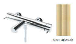 Ватереволюшън Flow двупътен смесител за душ с ръчен душ PVD Light Gold T130NWGE