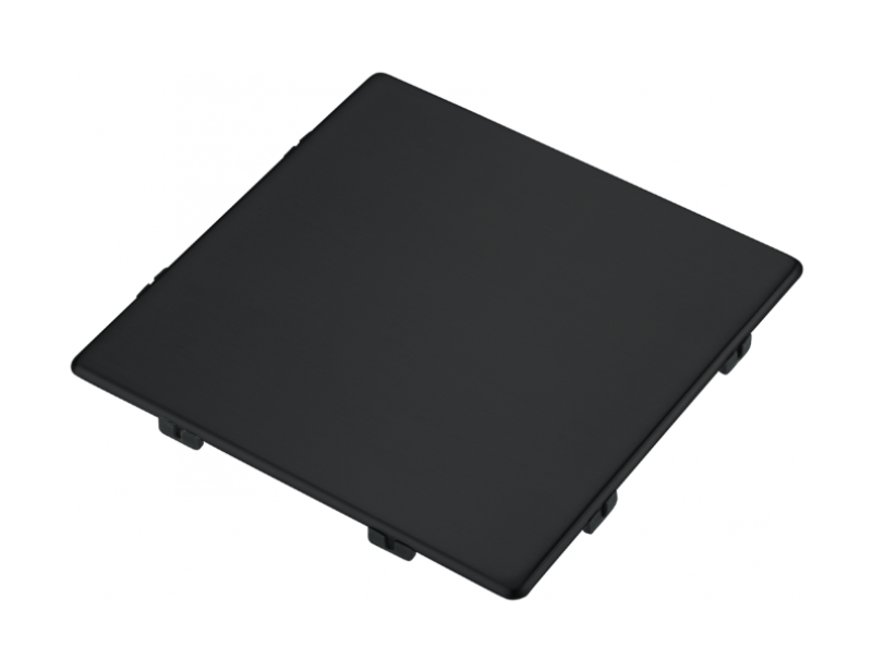 Франке Покритие за Отвод Правоъгълна Кошничка Капачка Мат Черно 112.0670.893