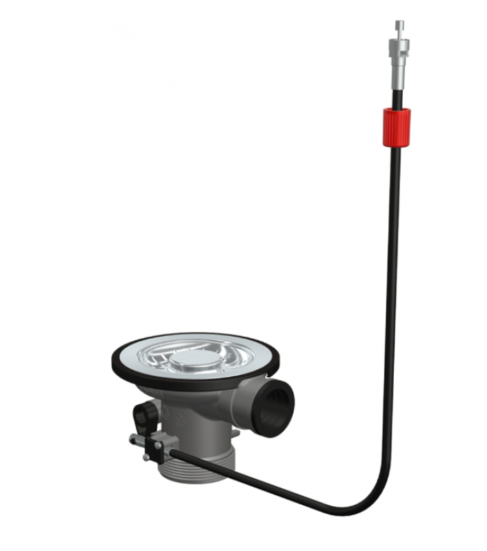 Франке Комплект за отпадъци с бутон за натиск от неръждаема стомана 112.0301.698