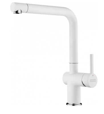 Franke Active L Кухненски смесител Polar White Бял с въртящ се чучур 115.0653.376