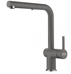 Franke Active L кухненски смесител сив Stone Grey с изтеглящ се душ 115.0653.385