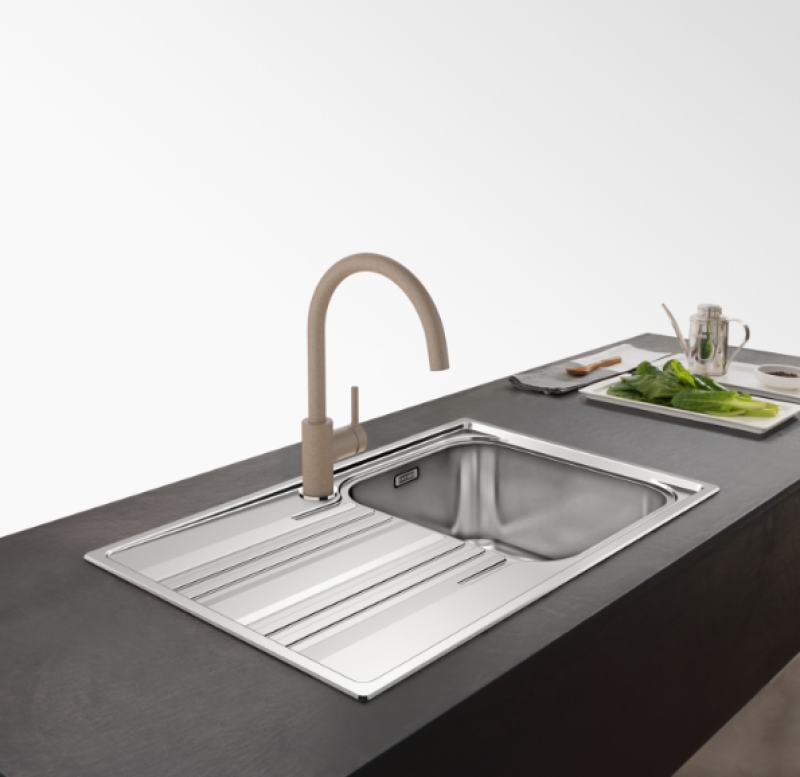 Franke Lina XL кухненски смесител в цвят Beige Oyster с въртящ се чучур 115.0626.028